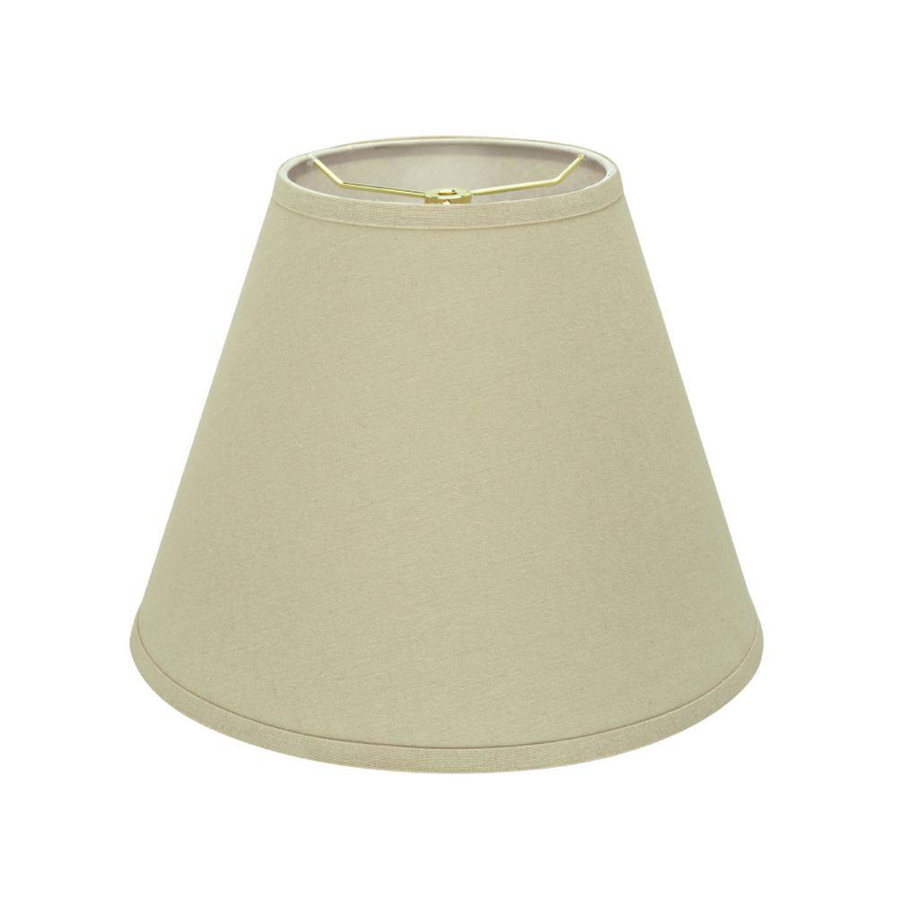 Aspen Creative Corporation 14 in. x 11 in. Beige Hardback Empire Lamp Shade