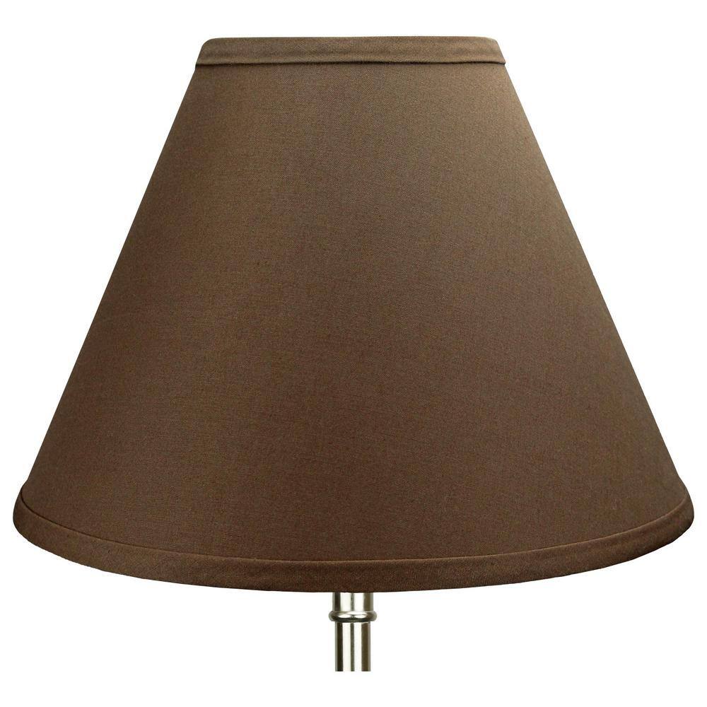 FenchelShades.com Fenchel Shades 12 in. Width x 8.25 in. Height Coffee/Nickel Finish Empire Lamp Shade