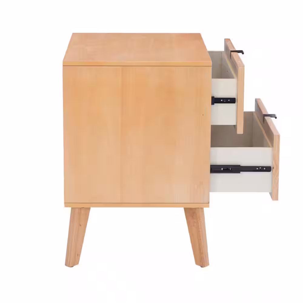 Linon Home Decor Bethea Cane Nightstand
