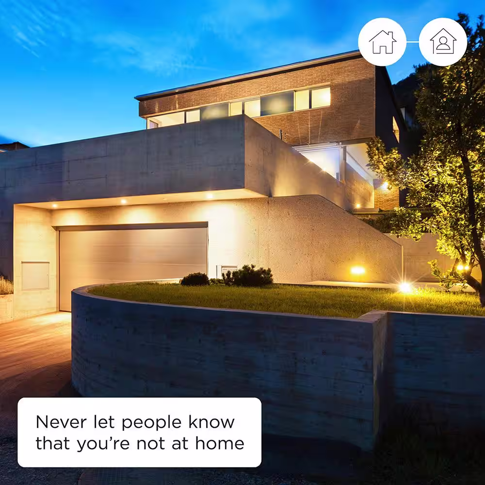 WiZ 72W Equivalent BR30 Dimmable White Wi-Fi Connected Smart LED Light Bulb, 2700K (2-Pack)