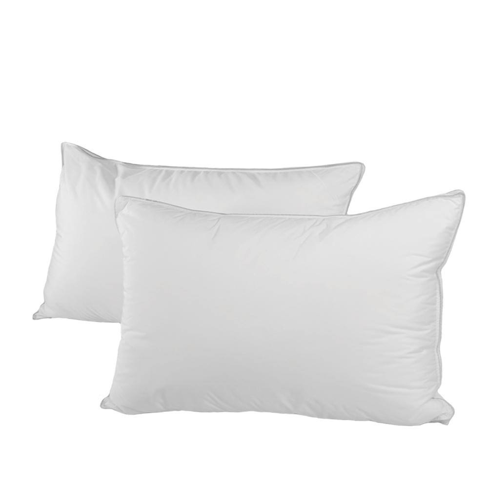 Natural Comfort Allergy Shields Hypoallergenic Down Alternative Pillow (Set of 2)