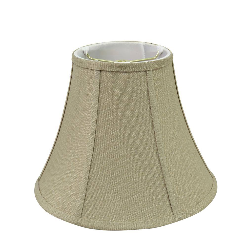Aspen Creative Corporation 12 in. x 9.5 in. Beige Bell Lamp Shade