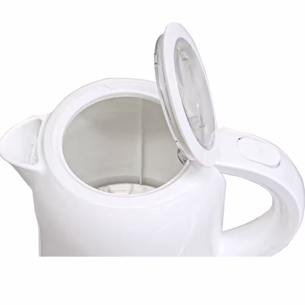 Courant 7-Cups Cordless Electric Kettle with Water Level Window - White