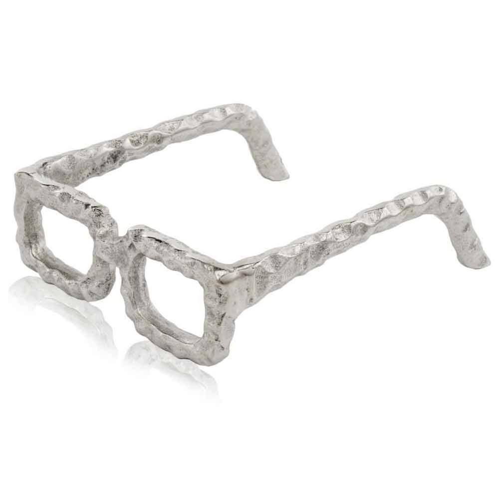 HomeRoots Rosemary Abstract Silver Square Spectacles Glasses