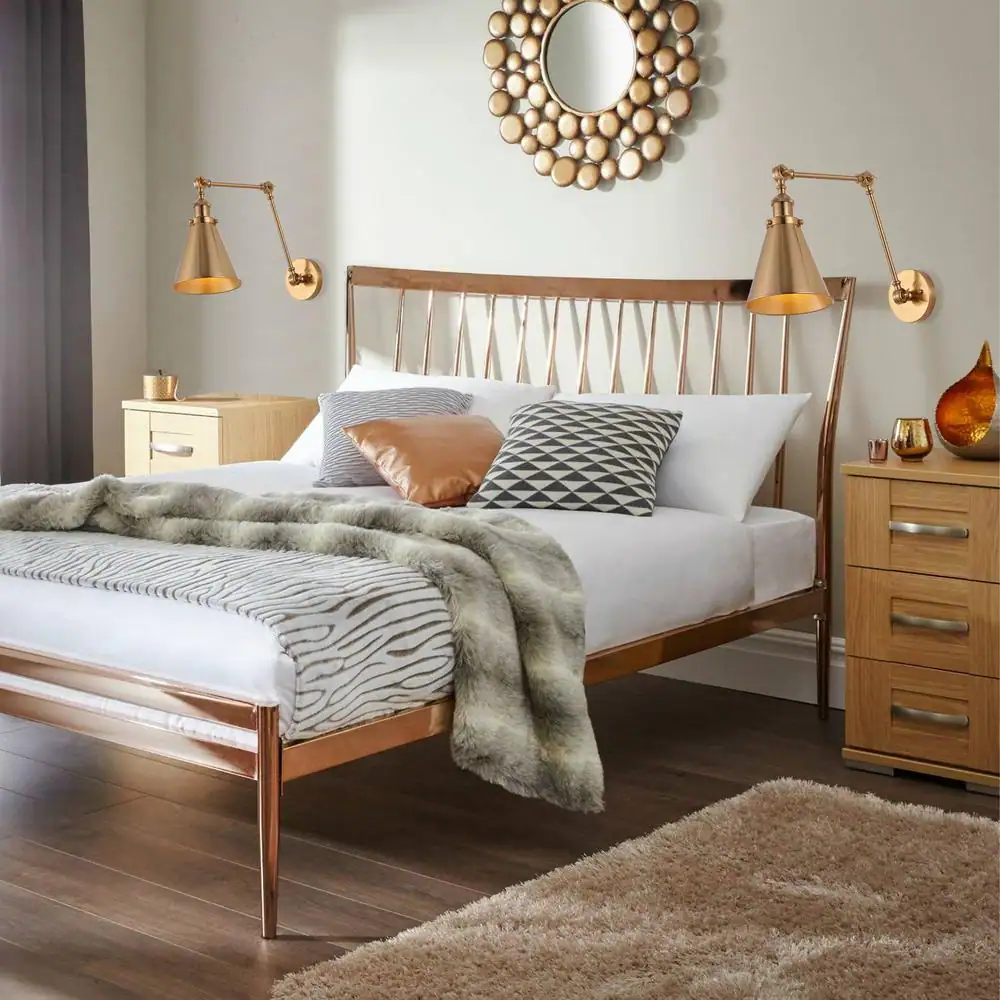 JONATHAN Y Rover 7 in. Adjustable Arm Metal Brass LED Wall Sconce