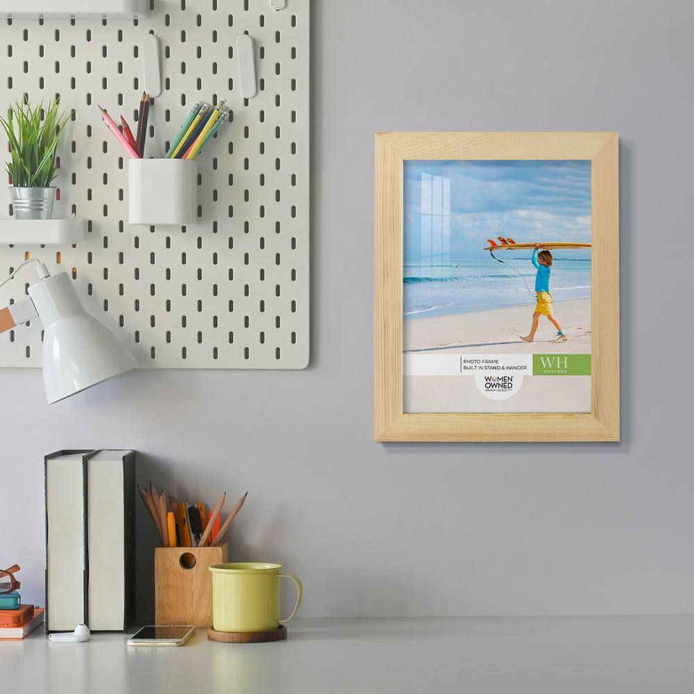 None Woodgrain 6 in. x 8 in. Natural Wood Picture Frame