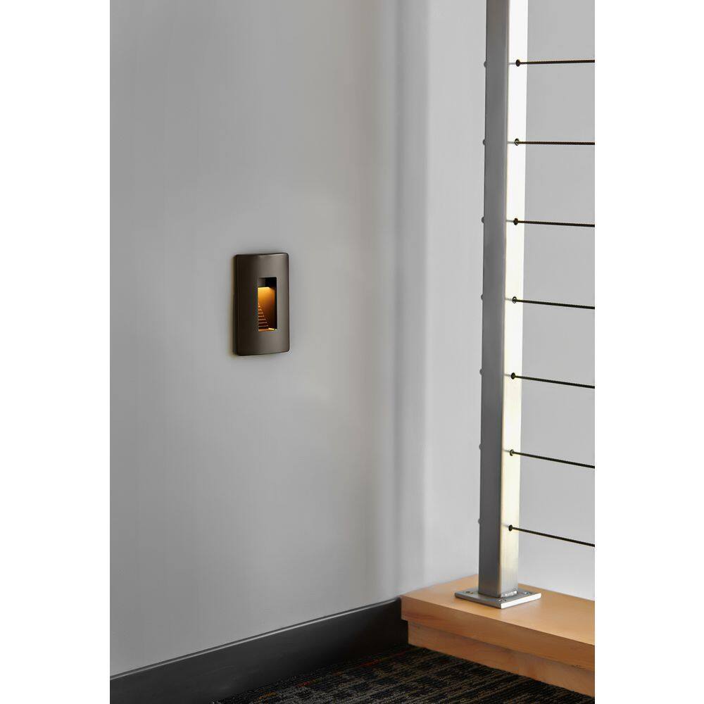 HINKLEY LUNA Hardwired Satin Black LED Path Light