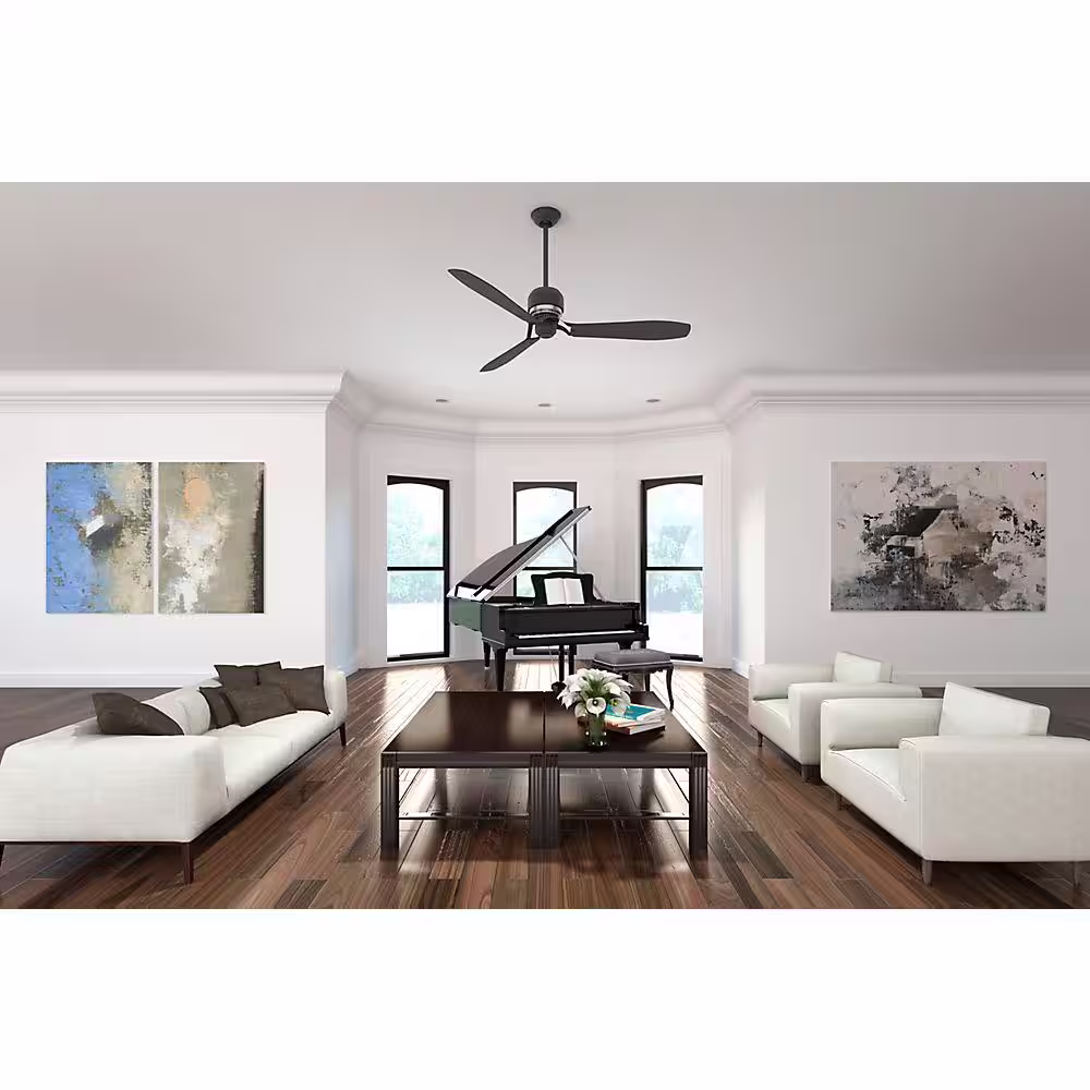 Casablanca Tribeca 60 in. Indoor Graphite Ceiling Fan with 4-Speed Wall Mount Control