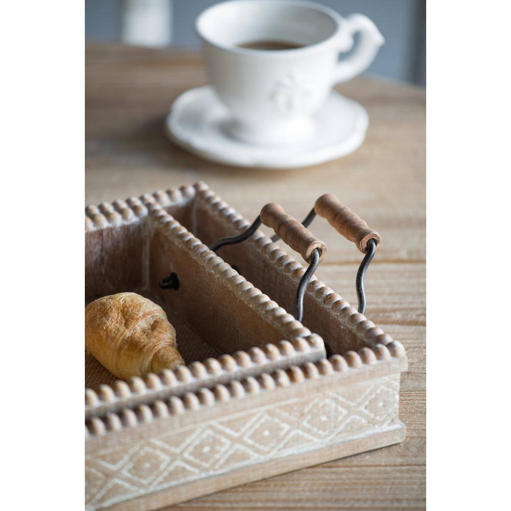 None Natural Decorative Tray