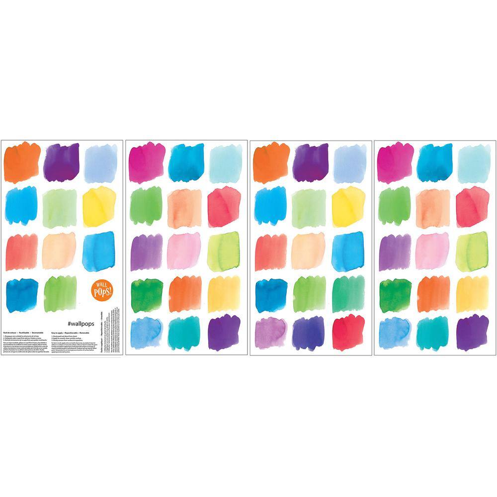 WallPops Multicolor Swatches Wall Decal