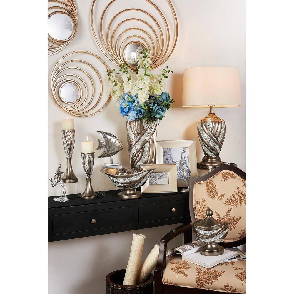 OK LIGHTING Kairavi Polyresin Decorative Box with Lid