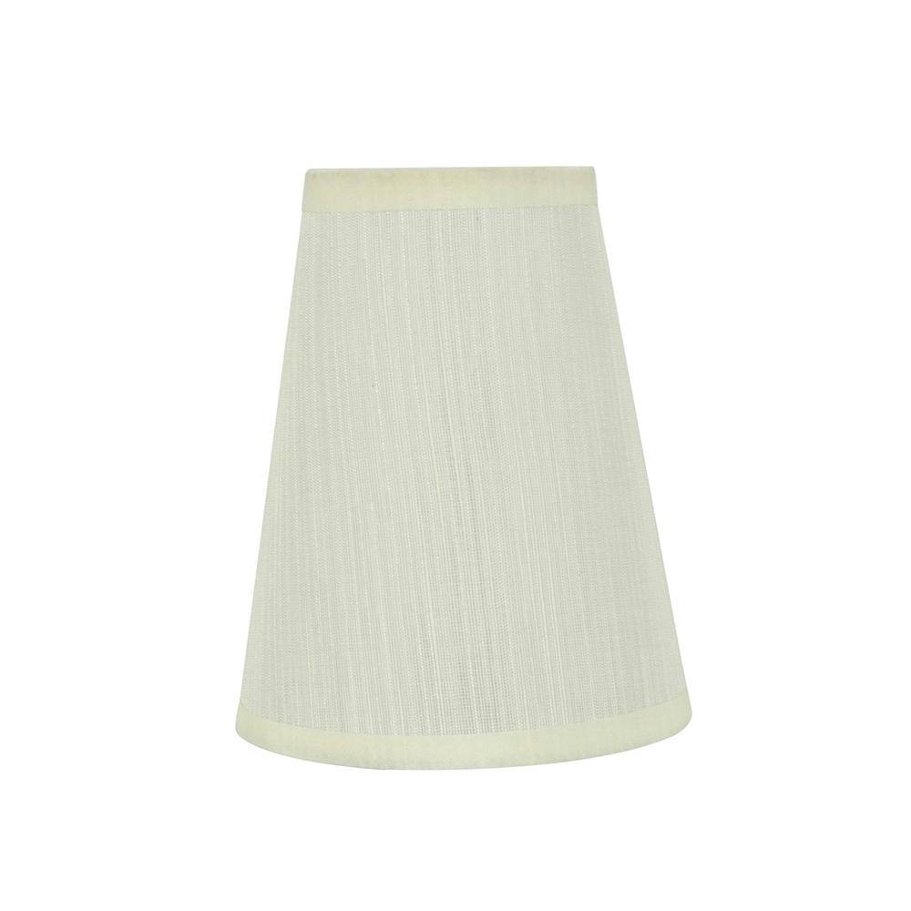 Aspen Creative Corporation 4 in. x 5 in. Off White Hardback Empire Lamp Shade (5-Pack)