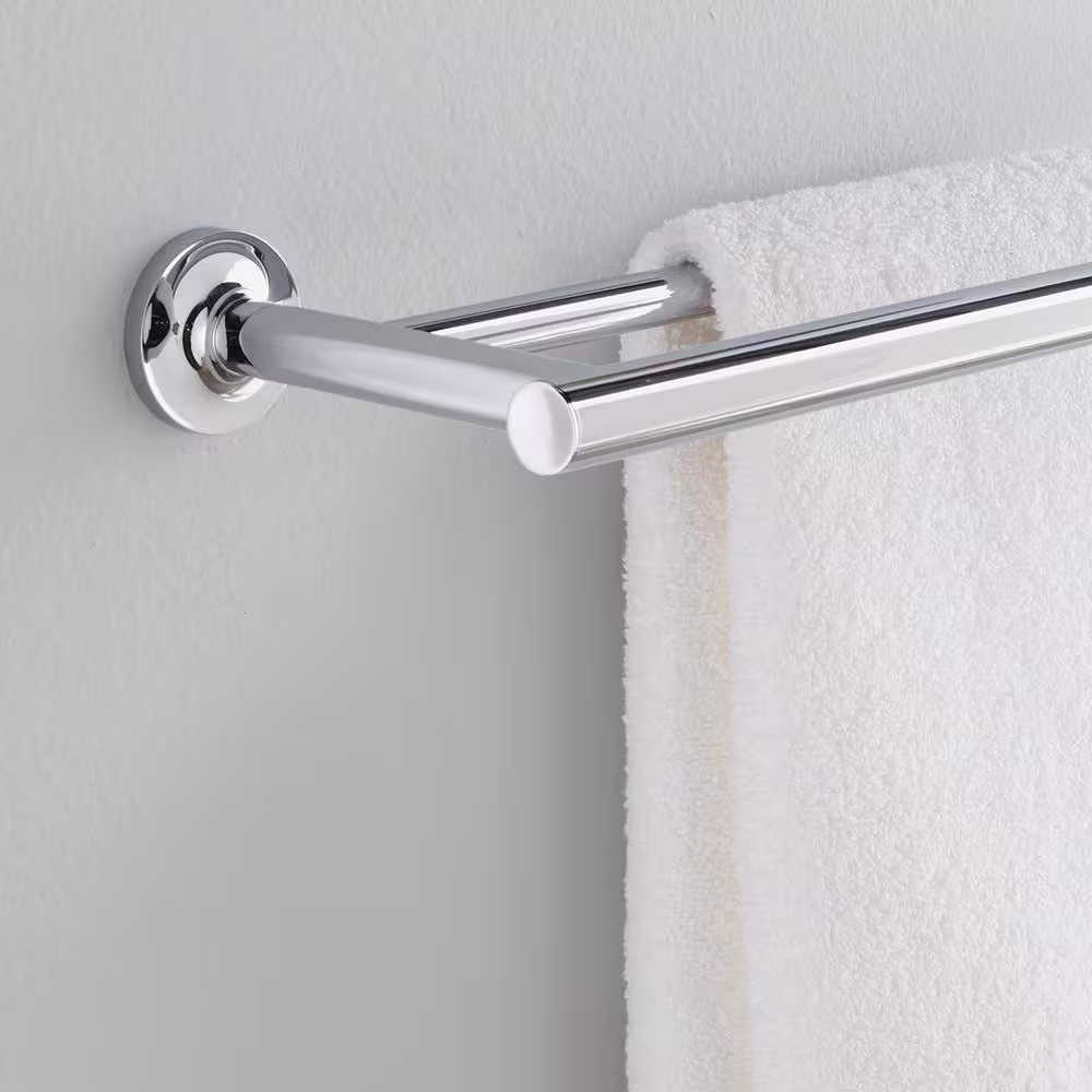 KOHLER Purist 24 in. Double Towel Bar in Polished Chrome