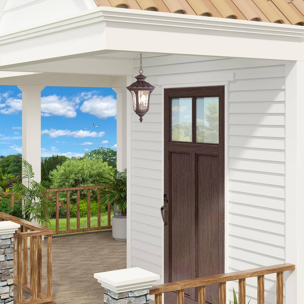 Livex Lighting Oxford 3-Light Imperial Bronze Outdoor Pendant Light