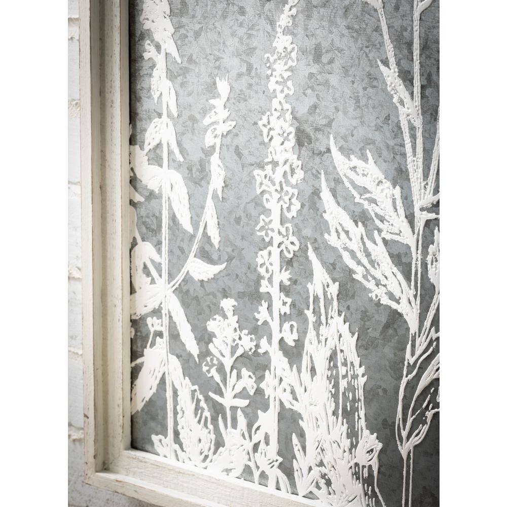 SULLIVANS Herb and Flower Metal Decorative Sign 24.75 in. x 36.5 in.