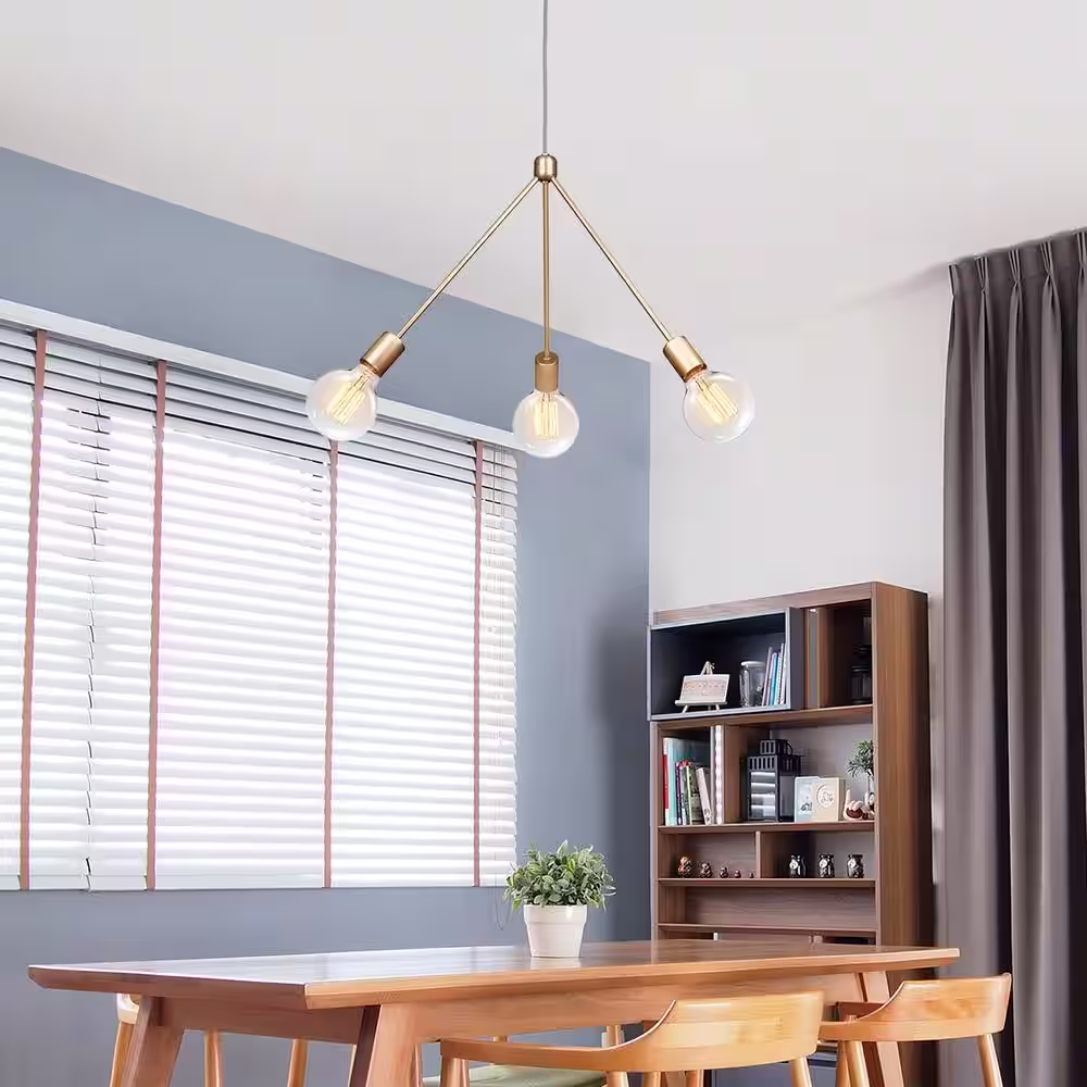 Globe Electric 60 Watt G30 Dimmable Cage Filament Vintage Edison Incandescent Light Bulb, Warm Candle Light