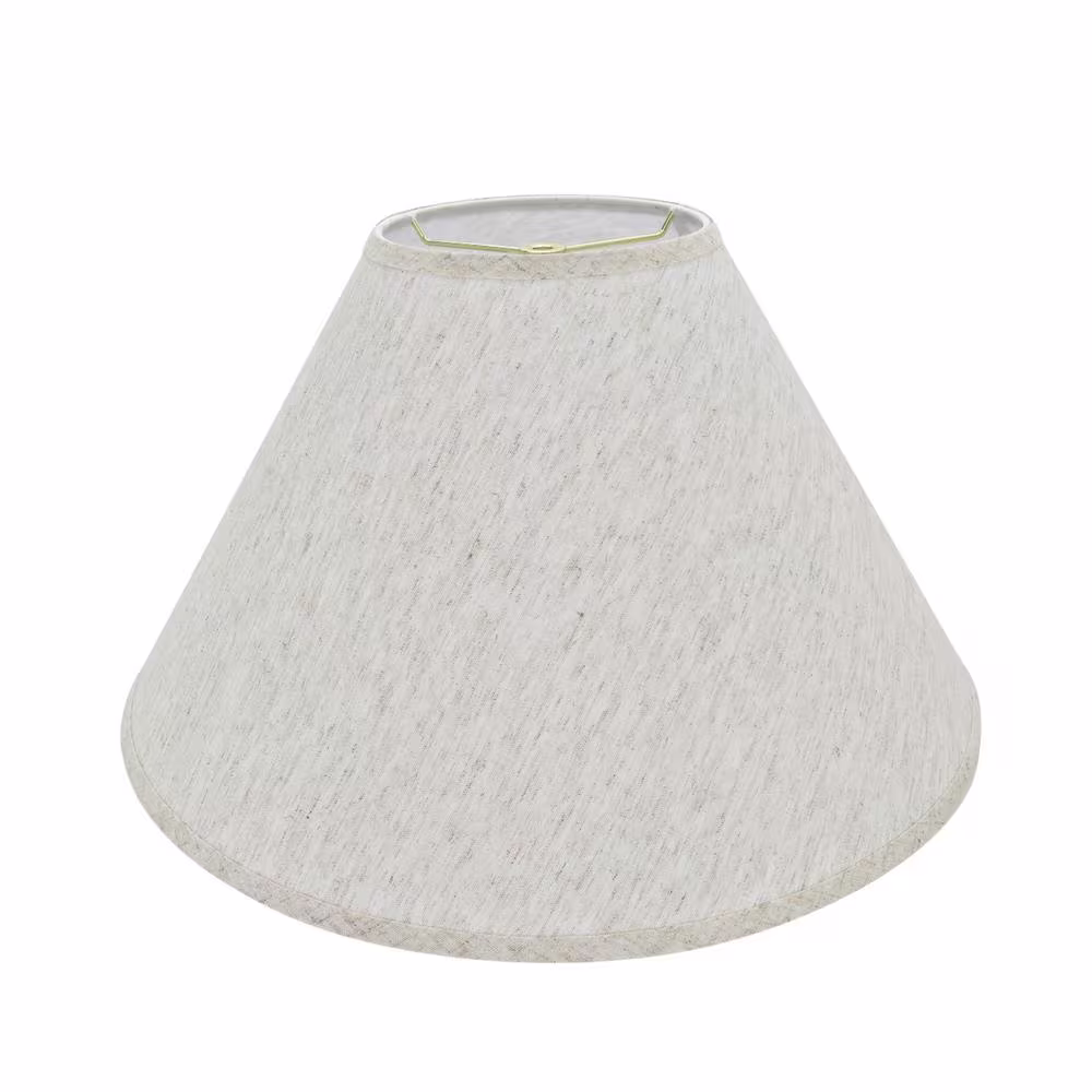 Aspen Creative Corporation 20 in. x 12.5 in. Beige Hardback Empire Lamp Shade