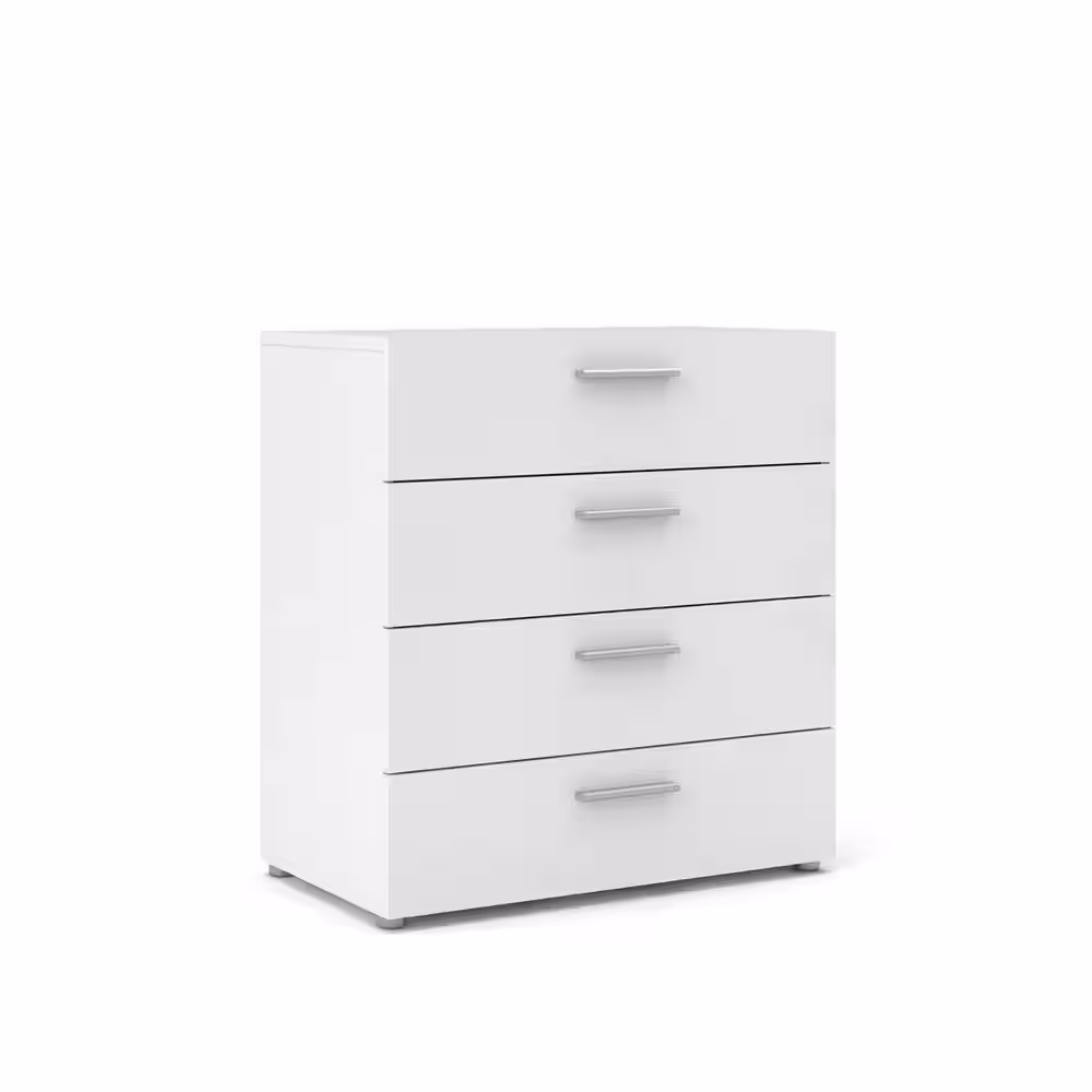 Tvilum Austin 4-Drawer White Chest of Drawers
