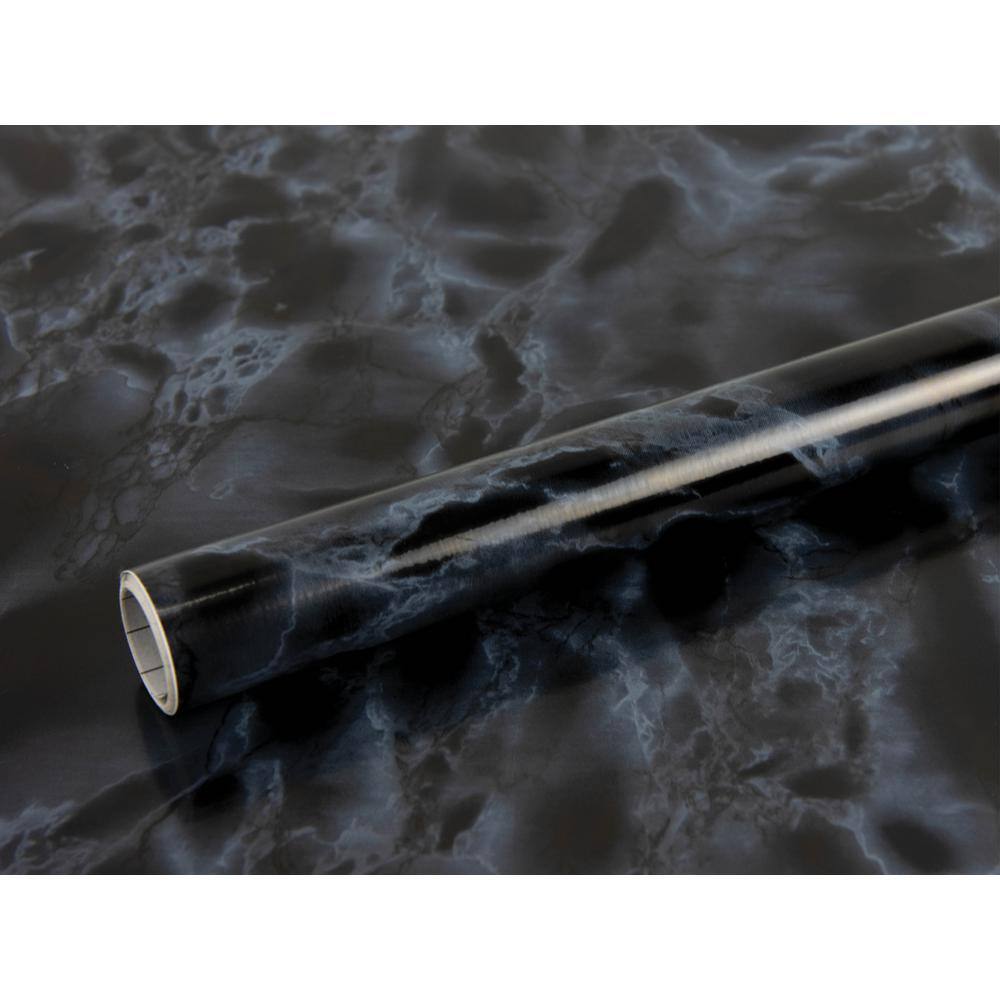 Fablon Carrara Black Adhesive Film (Set of 2)