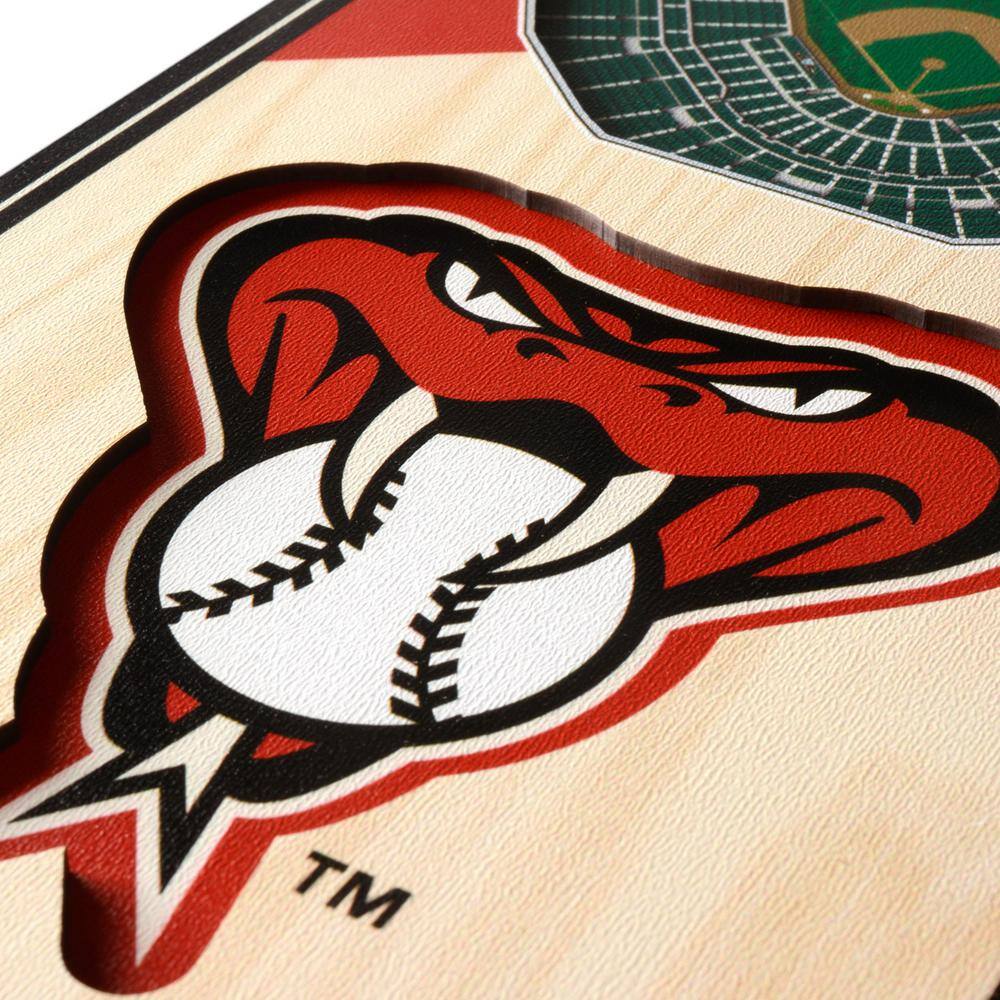 YouTheFan MLB Arizona Diamondbacks 6 in. x 19 in. 3D Stadium Banner-Chase Field