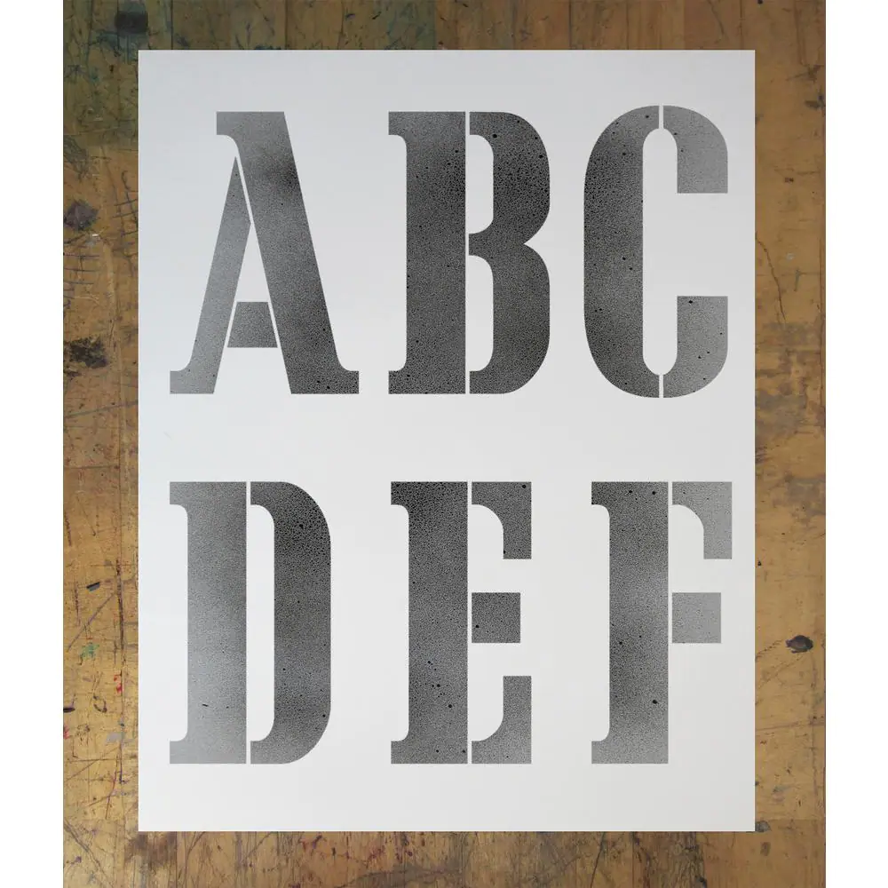 Stencil1 Cargo Font Stencil