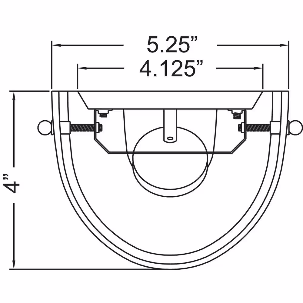 Access Lighting Daphne 1 White LED Wall Sconce with White Glass