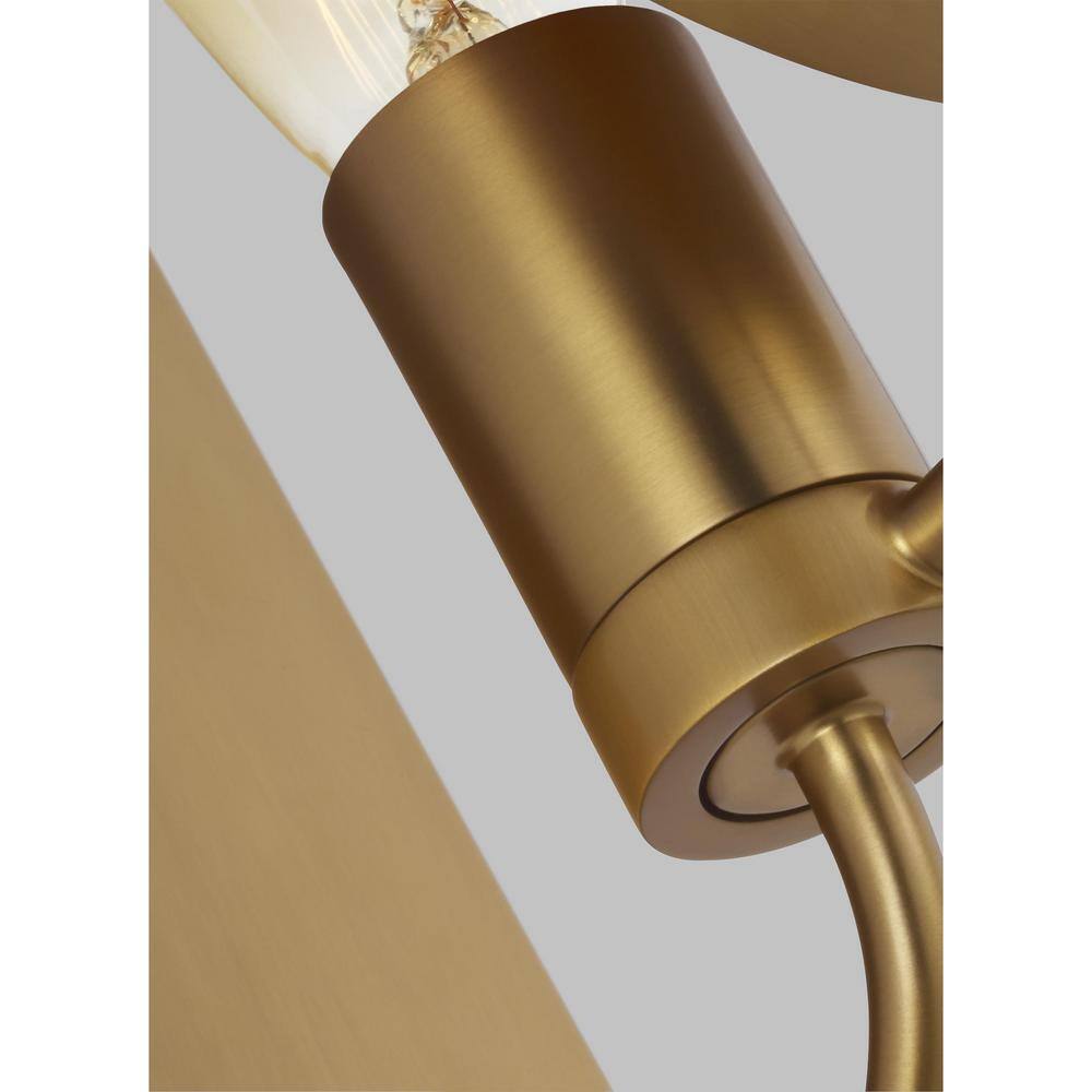 Generation Lighting Whare 1-Light Burnished Brass Wall Sconce