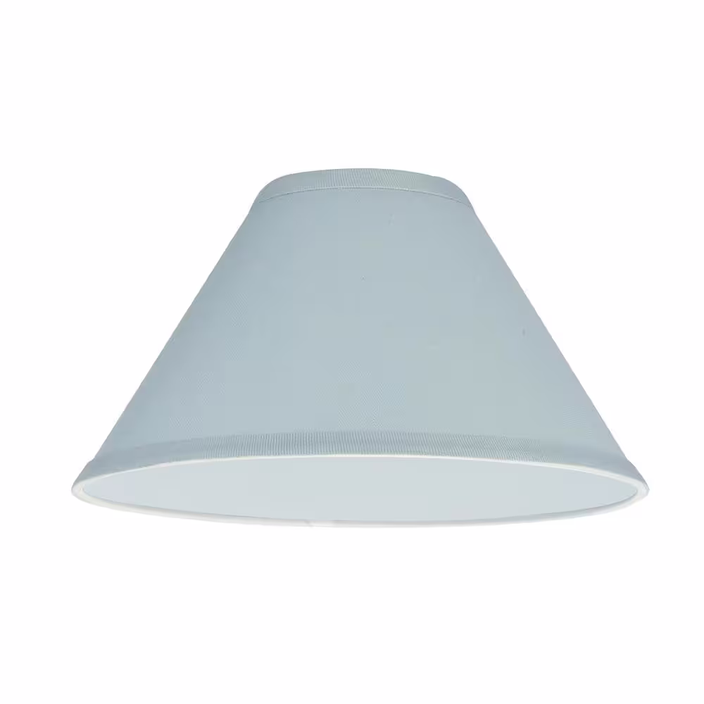 Aspen Creative Corporation 11 in. x 7 in. Light Blue Hardback Empire Lamp Shade