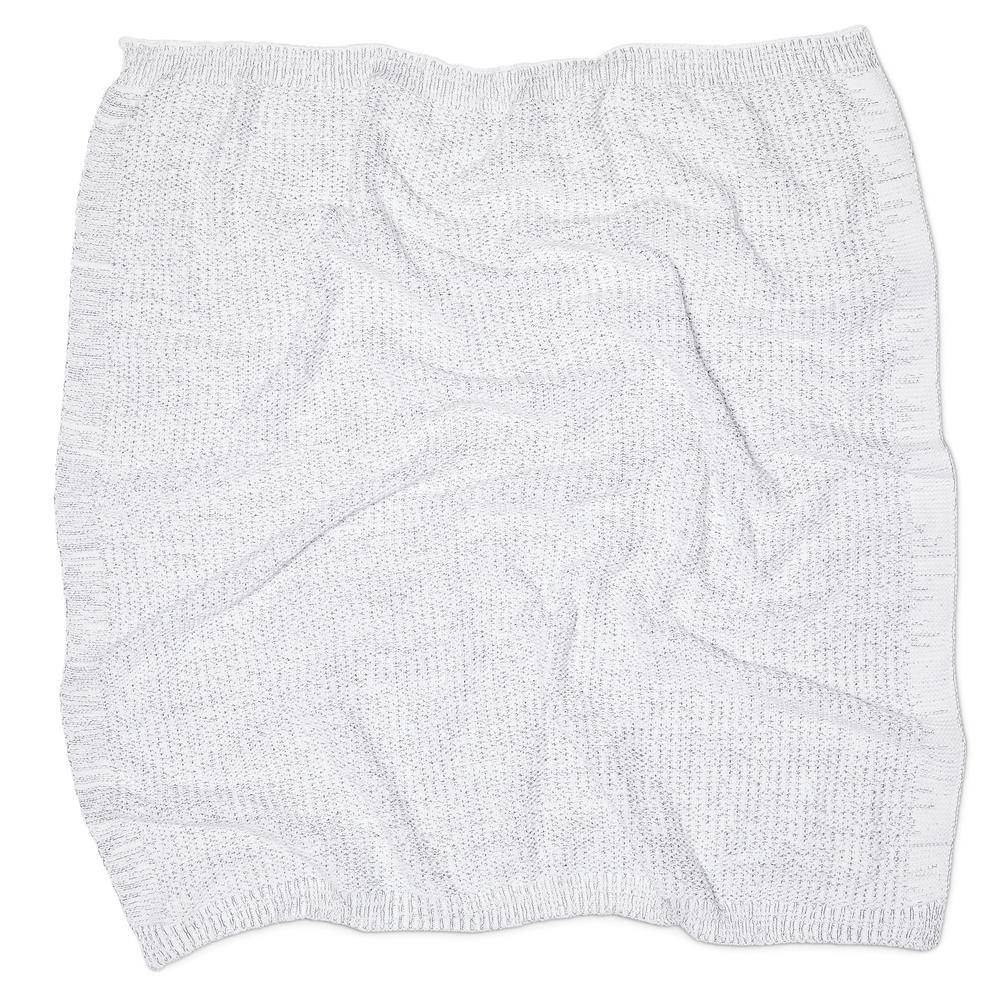 Classic Accessories Classic 60 in. L x 53 in. W White Indoor/Outdoor Throw Blanket