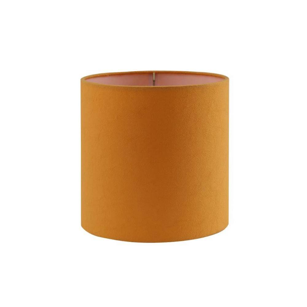Aspen Creative Corporation 8 in. x 8 in. Honey Drum/Cylinder Lamp Shade