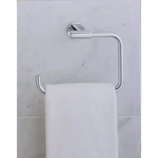 KOHLER Purist Towel Ring Bathroom Accessory in Polished Chrome