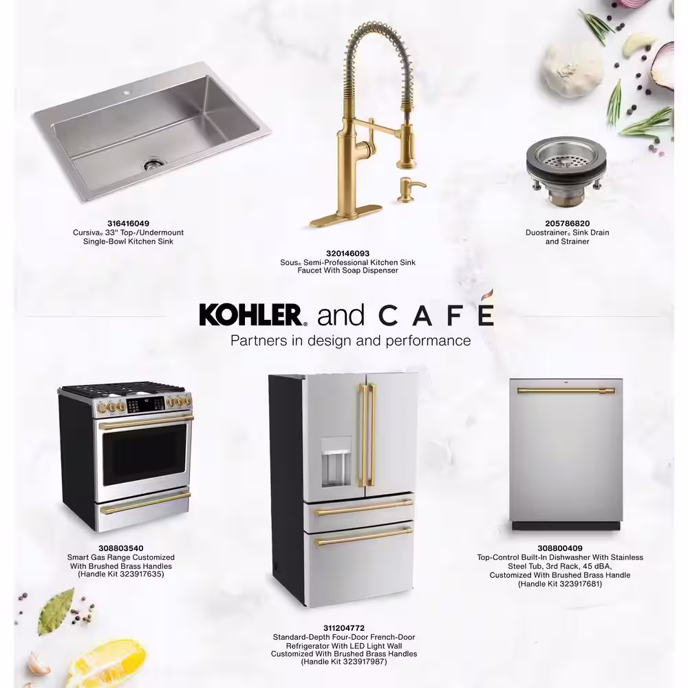 Cafe 22.2 cu. ft. Smart French Door Refrigerator with Keurig K-Cup in Stainless Steel, Counter Depth ENERGY STAR