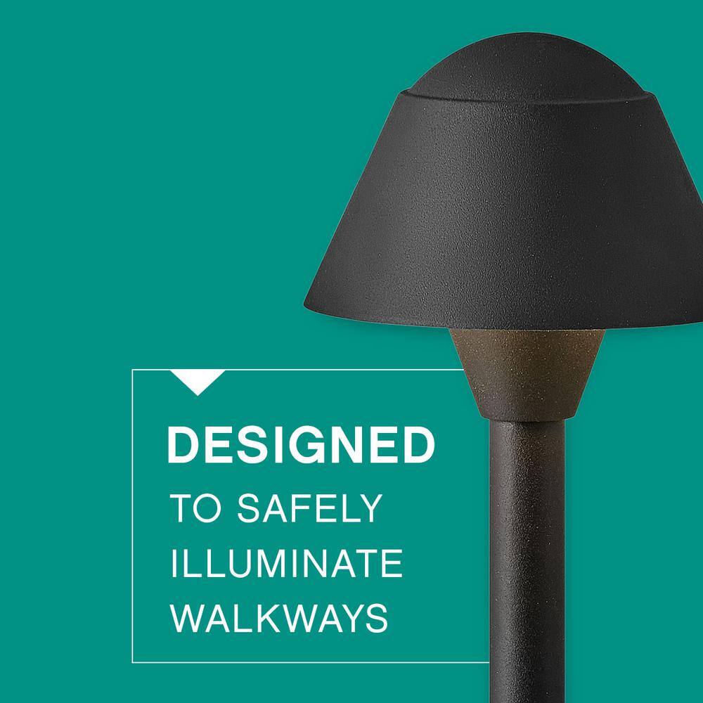 HINKLEY Rex Low-Voltage Outdoor Textured Black LED Landscape Path Light