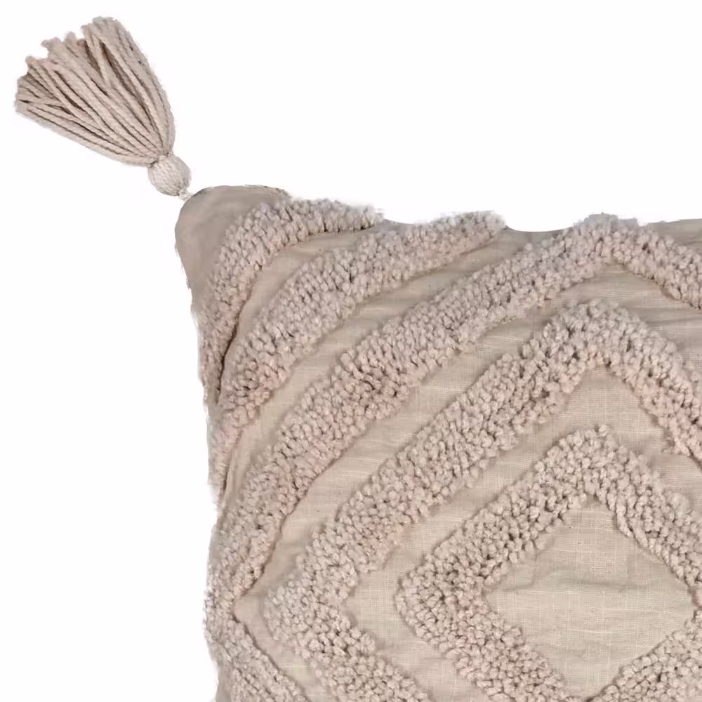 Harper Lane Macie Tufted Throw Pillow 18 in. x 18 in.