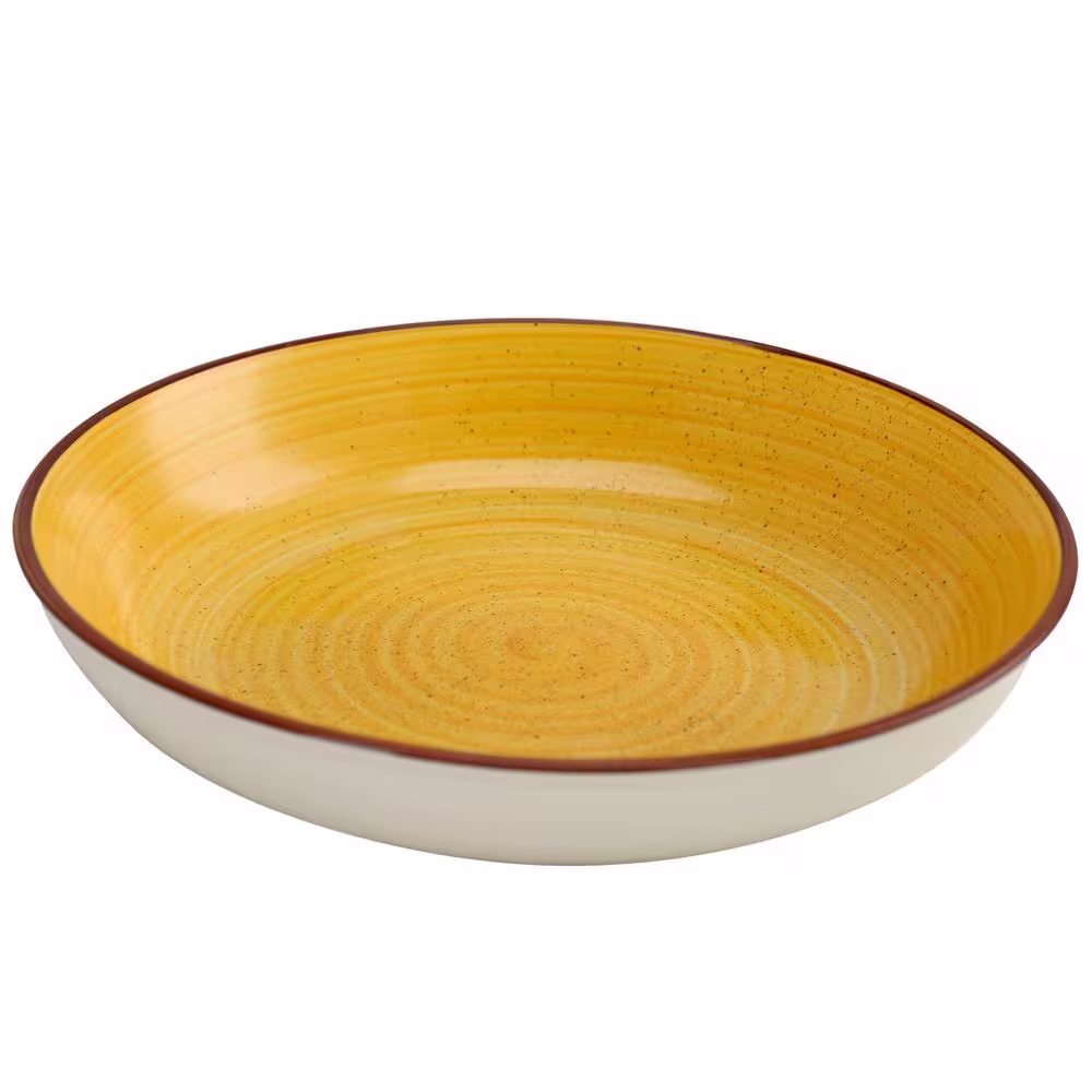 Gibson Home 12.05 oz. Assorted Colors Stoneware Pasta Bowls (4-Piece)