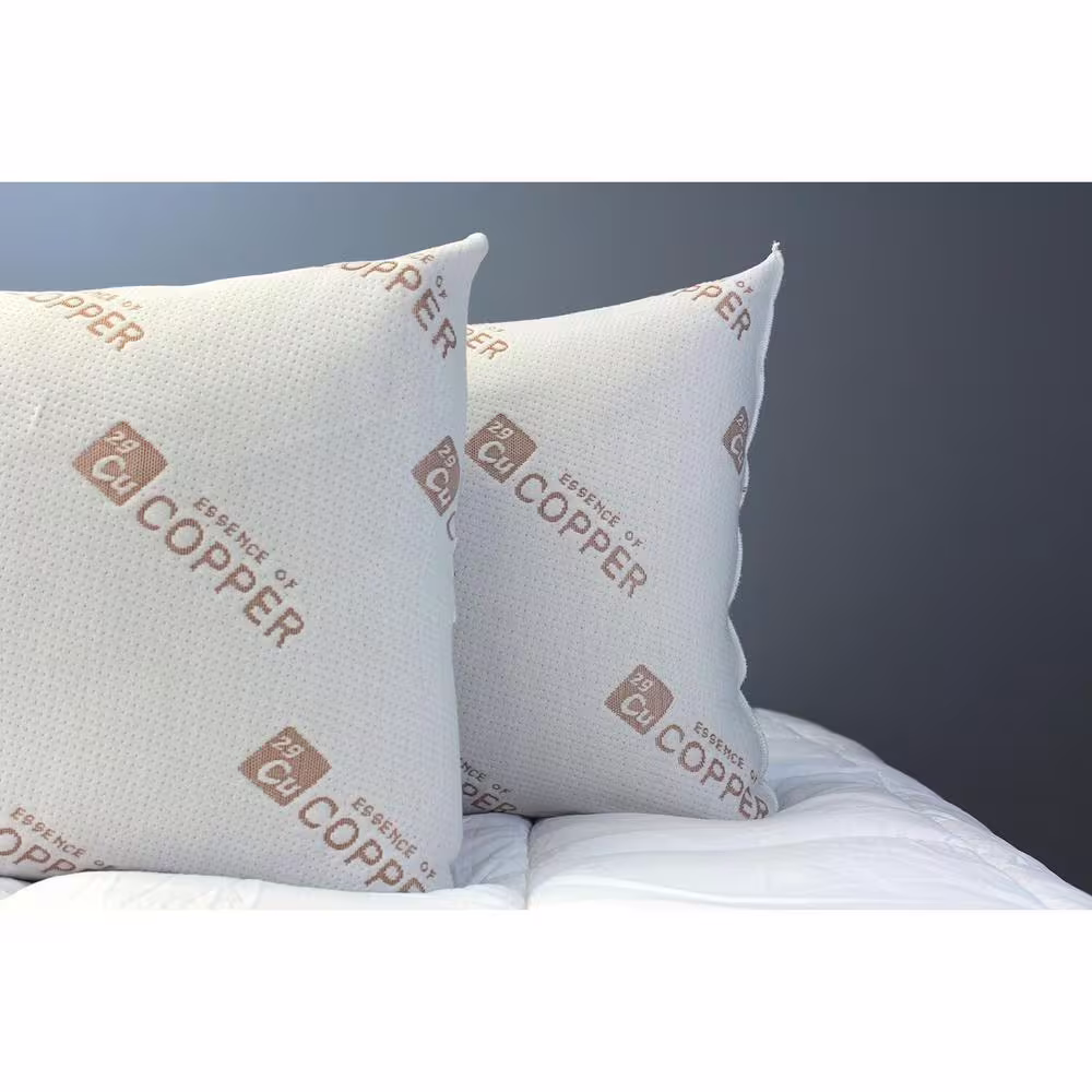 None Essence Hypoallergenic Down Alternative Jumbo Pillow (Set of 2)