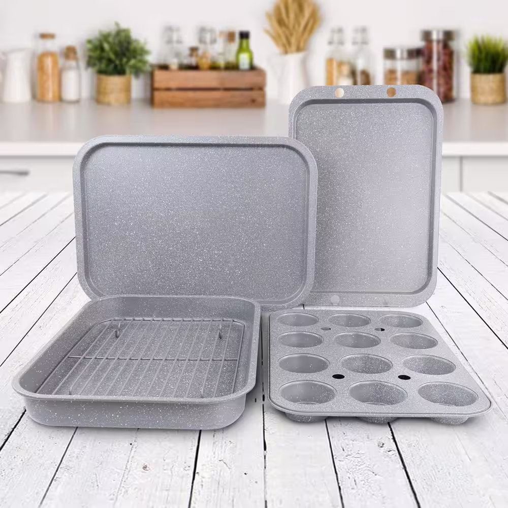 Oster 5-Piece Carbon Steel Roasting and Bakeware Set
