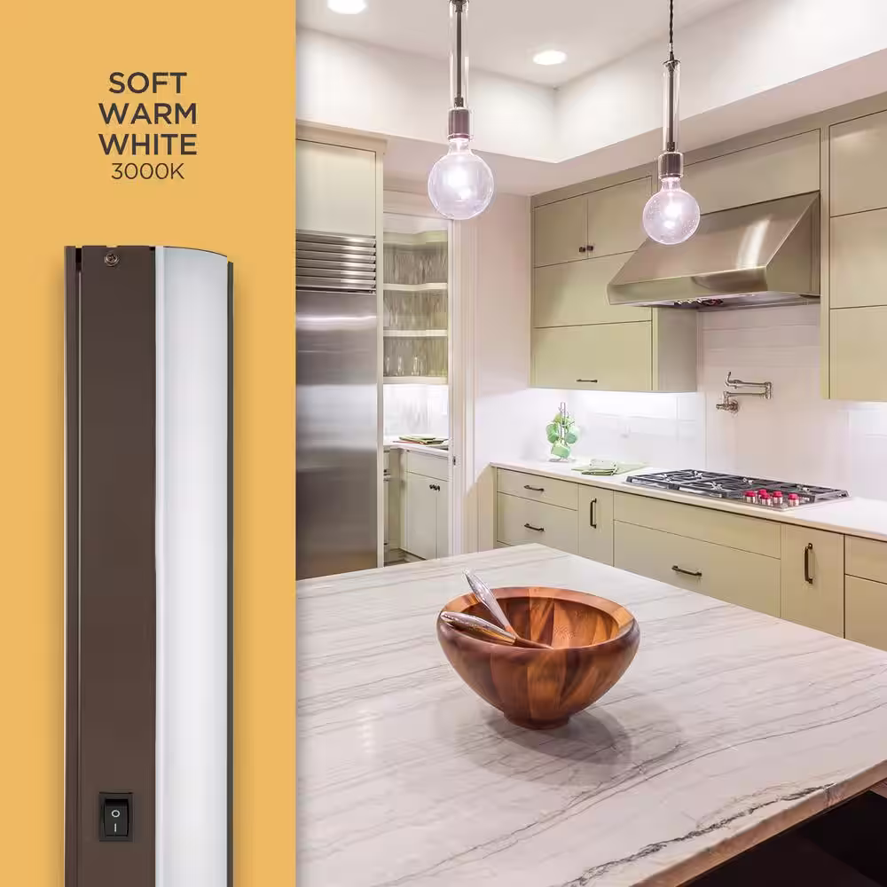 ULTRA PROGRADE ProWire Direct Wire 24 in. LED Oil-Rubbed Bronze Under Cabinet Light