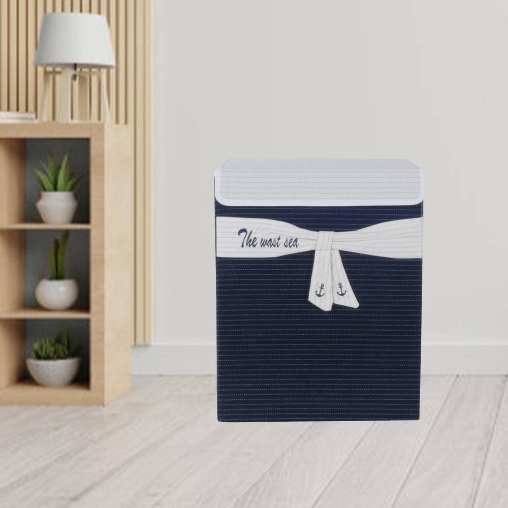 HomeRoots Dahlia Blue Kids Bookcase with Storage