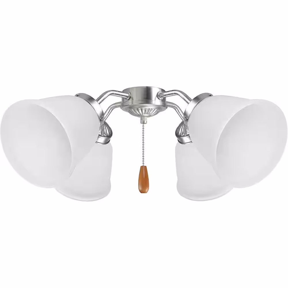 None 2-1/8 in. Fitter x Dia 4-5/8 in. x 4-5/8 in. H, 4PK - Lighting Accessory - Replacement Glass - Frosted