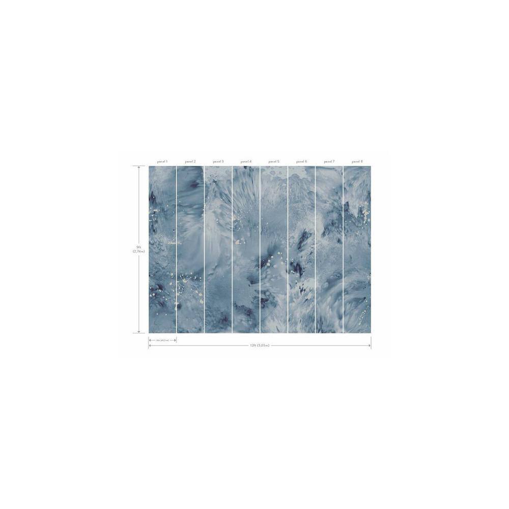 York Wallcoverings Blue / Silver Dreamchaser Mural