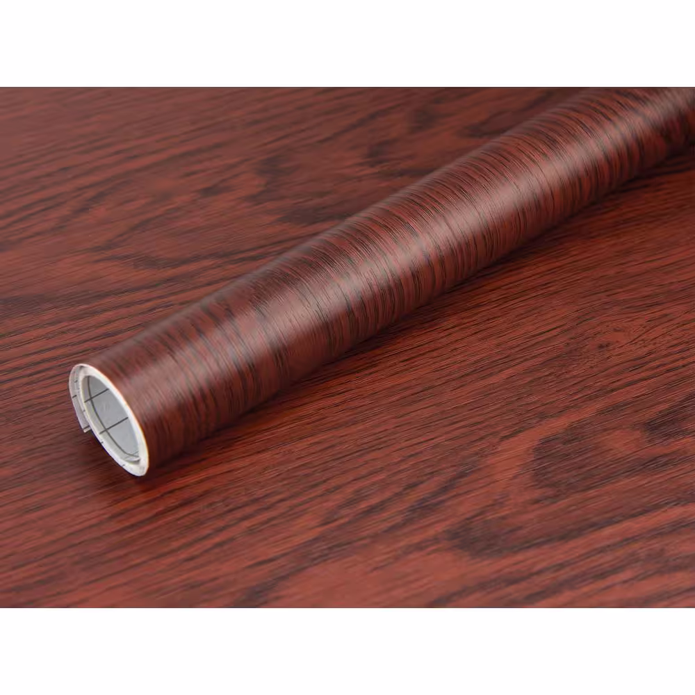 Fablon Brown Oak Red Adhesive Film (Set of 2)