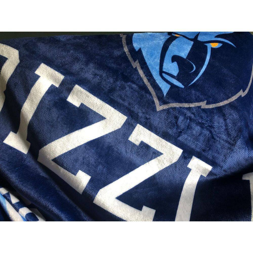 None Lamar Colorblock Plush Polyester Blanket