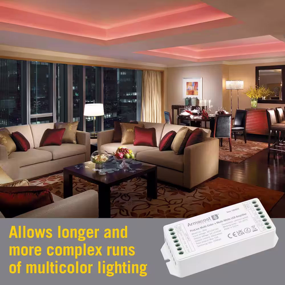 Armacost Lighting ProLine Multicolor RGB plus WW LED Amplifier