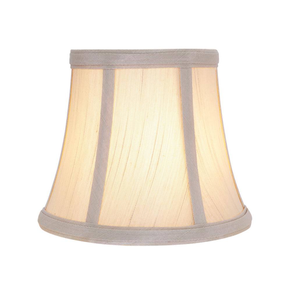 Aspen Creative Corporation 6 in. x 5 in. Ivory Bell Lamp Shade (5-Pack)