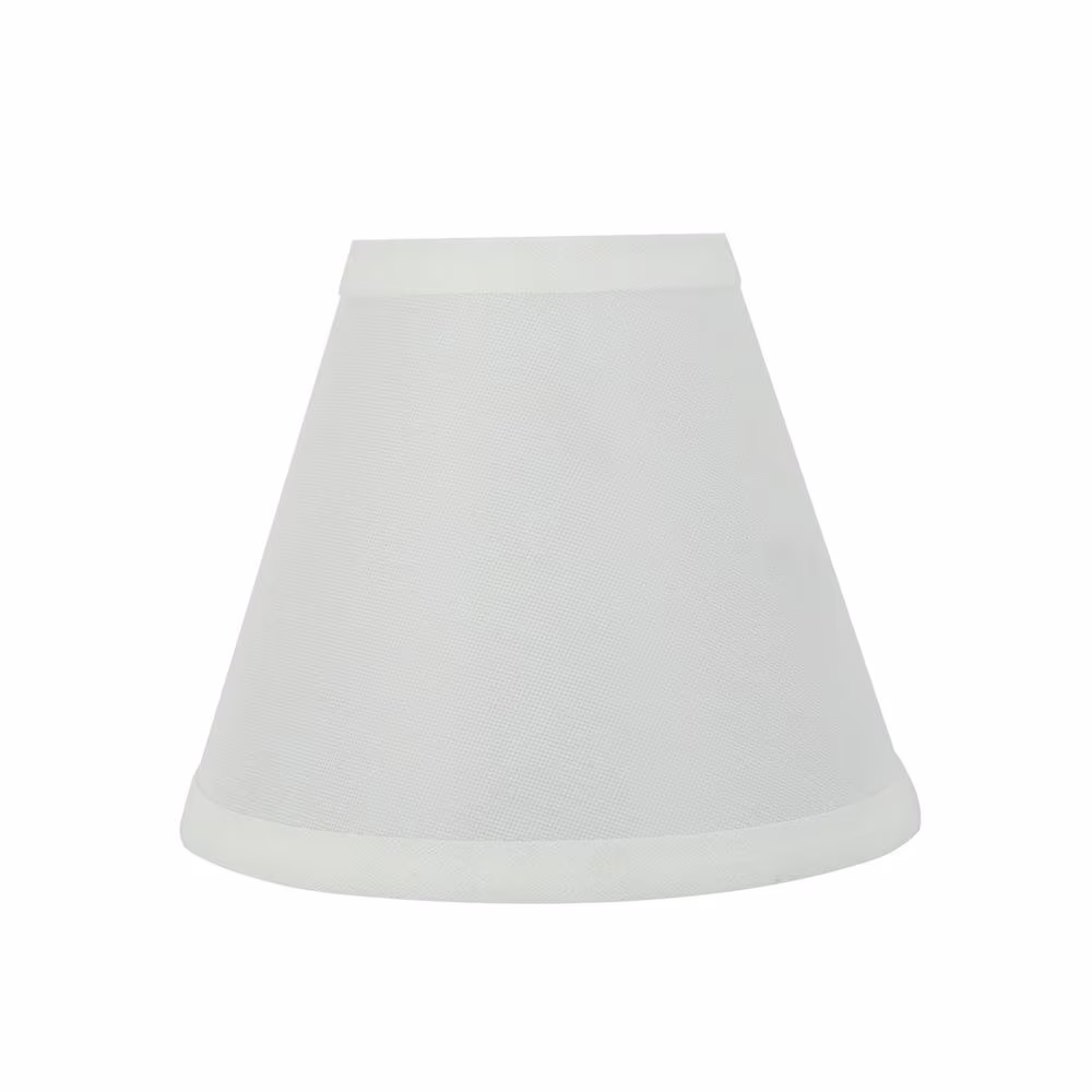 Aspen Creative Corporation 6 in. x 5 in. Off White Hardback Empire Lamp Shade (6-Pack)