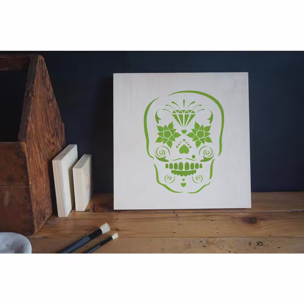 Stencil1 Sugar Skull Stencil