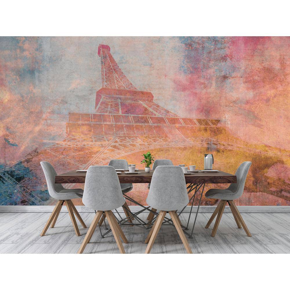 Dimex Eiffel Tower Abstract Wall Mural