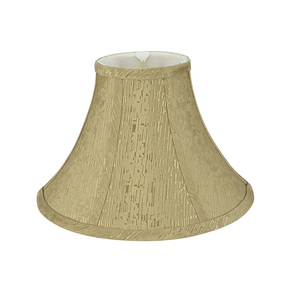 Aspen Creative Corporation 10 in. x 7 in. Light Gold Bell Lamp Shade
