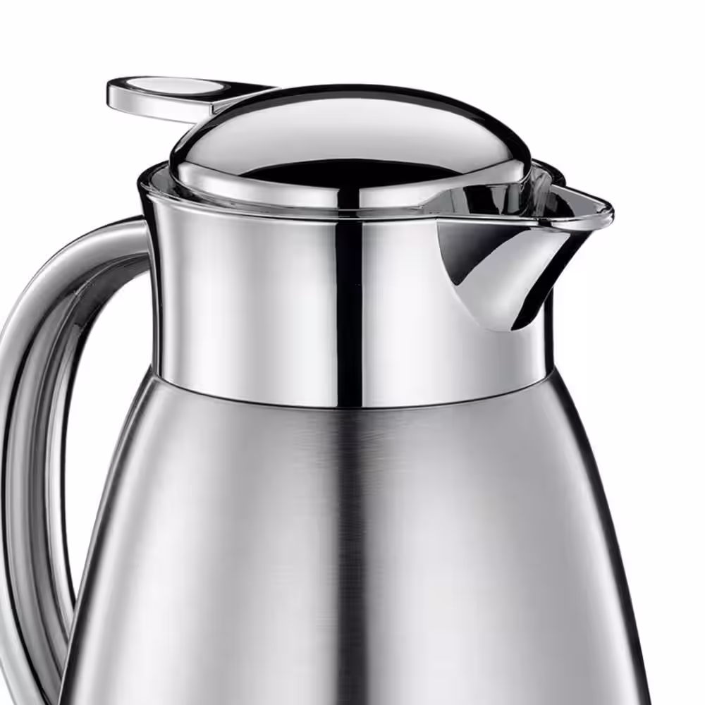 Cilio Triest Stainless Steel 8.5 Cup Insulated Server, s/s liner, 68 fl. oz. Coffee Carafe